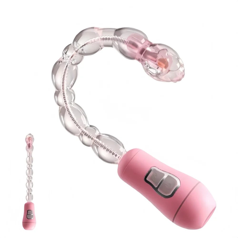 Electric Anal Plug Prostate Massager G-Spot  Vaginal Stimulator Anal Pull Beads Ass Vibrator Dildo  Male Female Masturbator