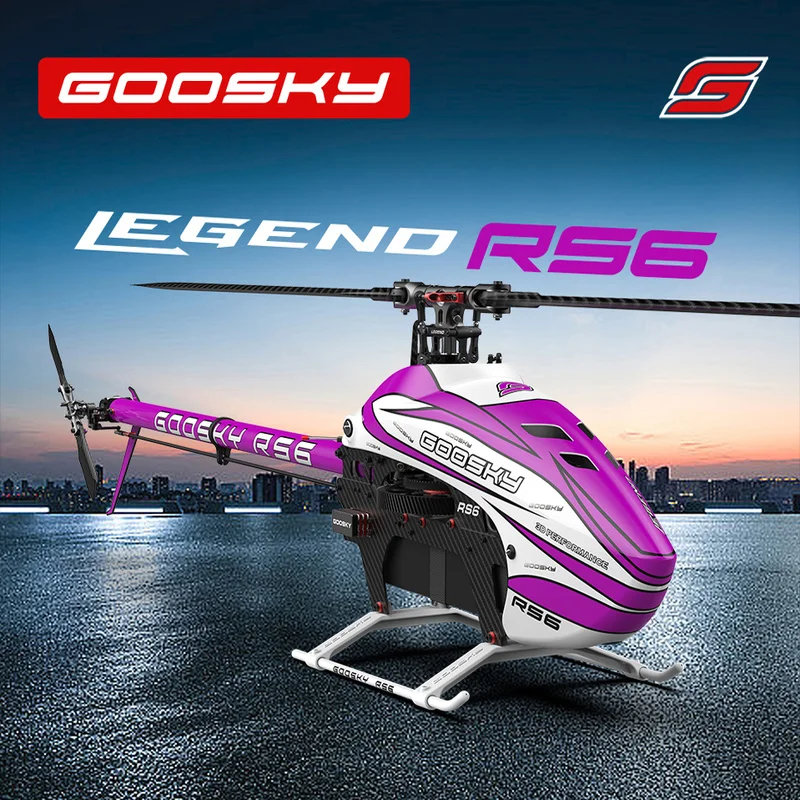 GOOSKY RS6 600-Class Competition Helicopter 3D Aerobatic RC Drone for Advanced Pilots Professional Stunt Flight Model