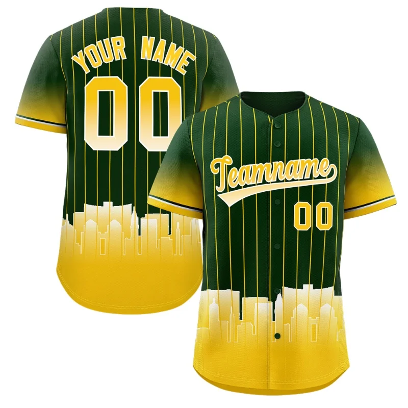 

Customized Baseball Shirt, Embroidered Name And Number, Personalized Softball Jersey, Urban Gradient Style
