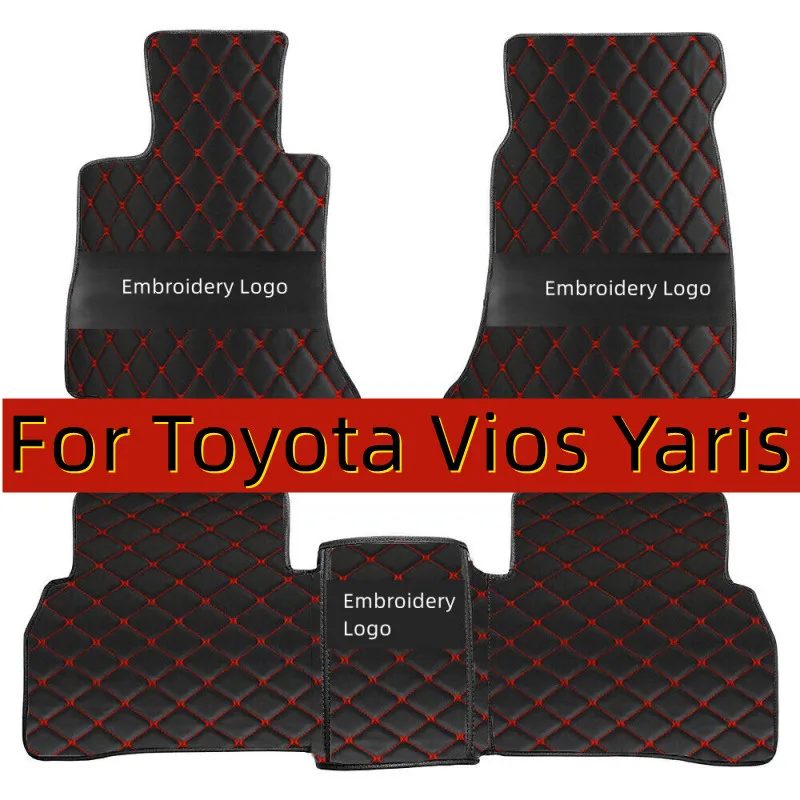 For Toyota Vios Yaris 2022 2021 2020 2019 2018 2017 2016 2015 2014 Car Floor Mats Interior Accessories Auto Carpets Custom