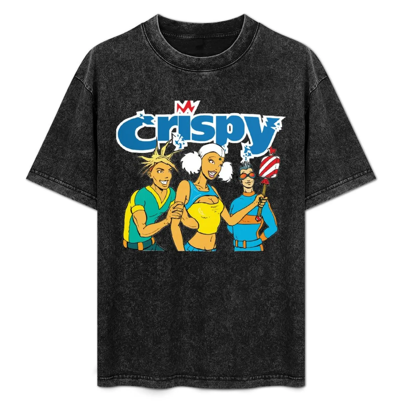 

Crispy Fan Lollipop T-Shirt Breathable Basic Cotton T-Shirt
