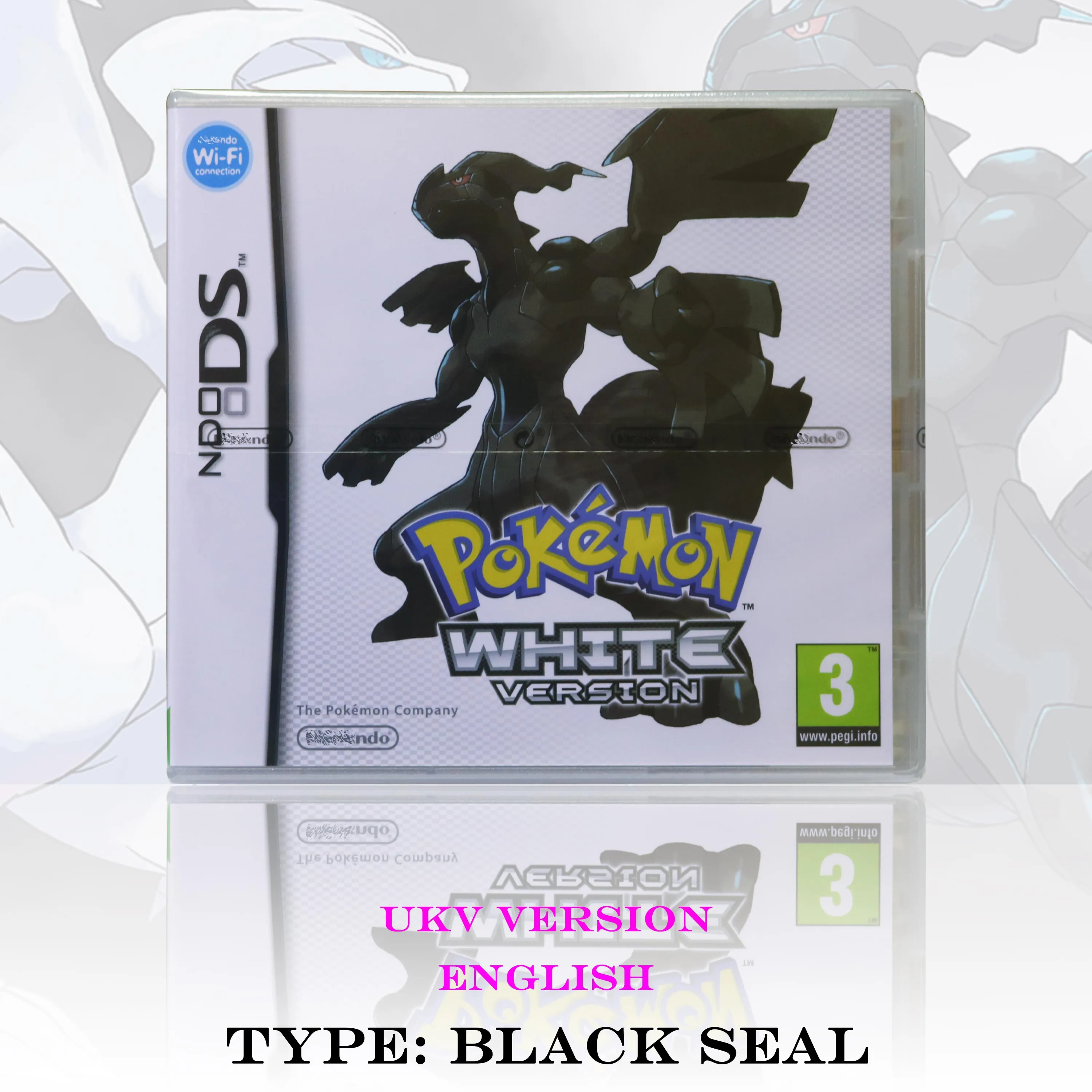 UKV Versie Pokémon Platinum Zwart Wit Nieuwe Verzegelde Verpakking Met Doos en Handleidingen DS Videogame Cartridge Voor DS 2DS 3DS Console