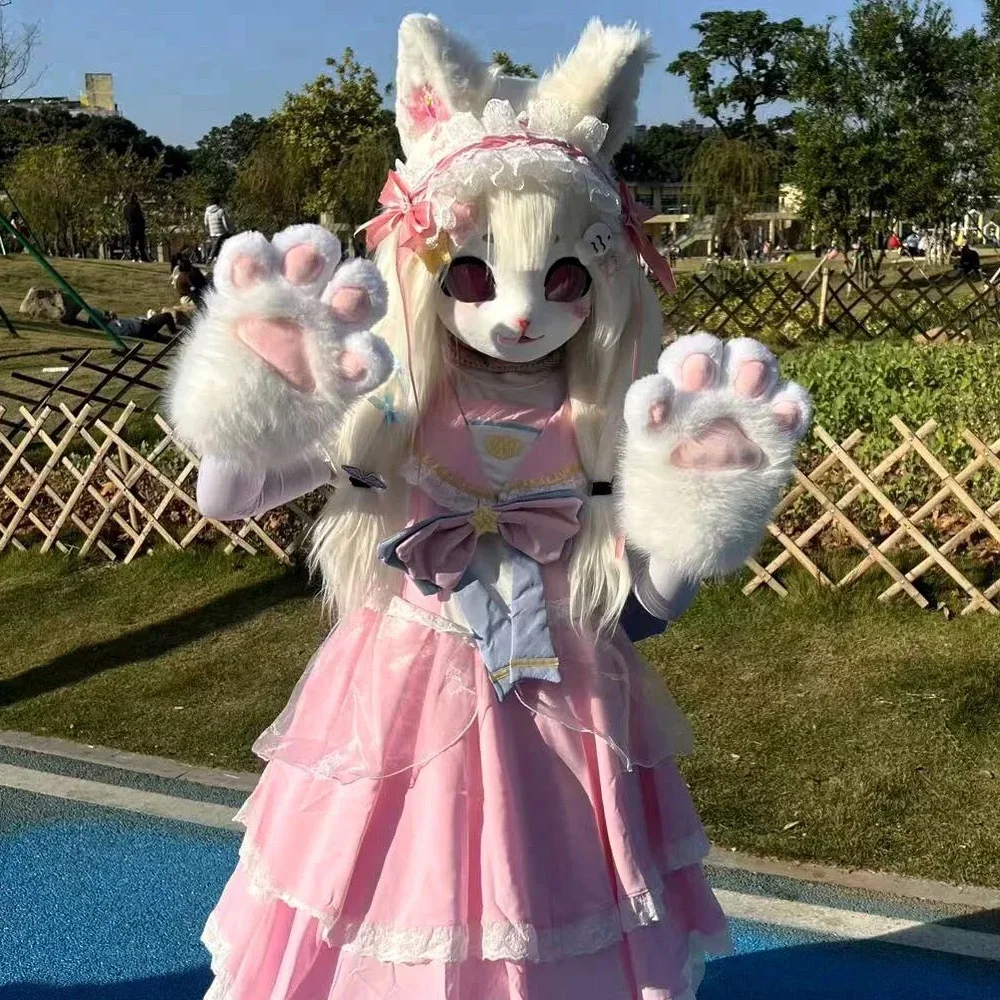 Fursuit Kigurumi Animal Cat Claws Nails Gloves Cosplay Cute Kig Furry Wearable Paw Halloween Carnival Party Costume Props Gifts