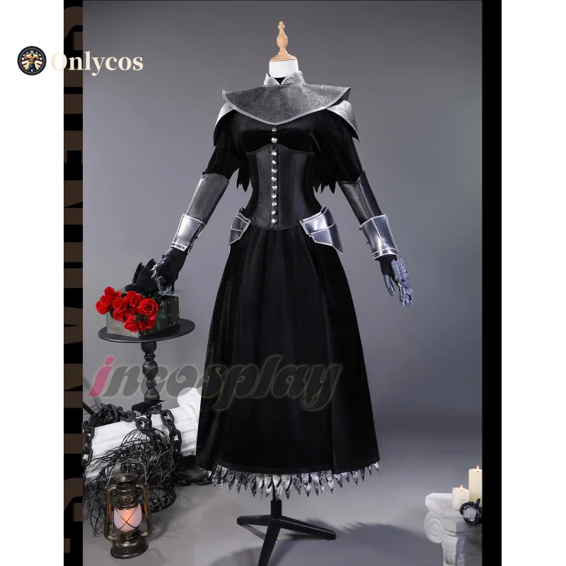 الروح المظلمة يوريا من لوندور تأثيري حلي كوس لعبة أنيمي زي حفلة الهالوين لعب دور الملابس الملابس Onlycos
