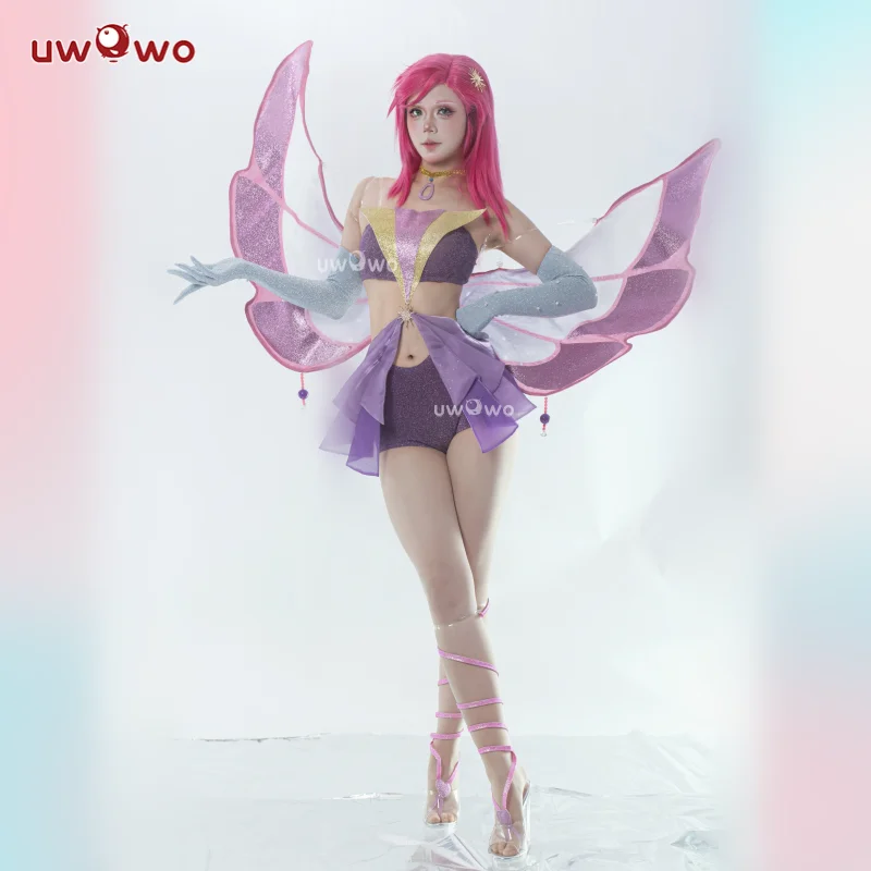 

LAST BATCH UWOWO Tecnaa Cosplay Anime Cosplay Costume Big Fairy Wings Cosplay Princes Costume Outfit Butterfly Halloween Costume