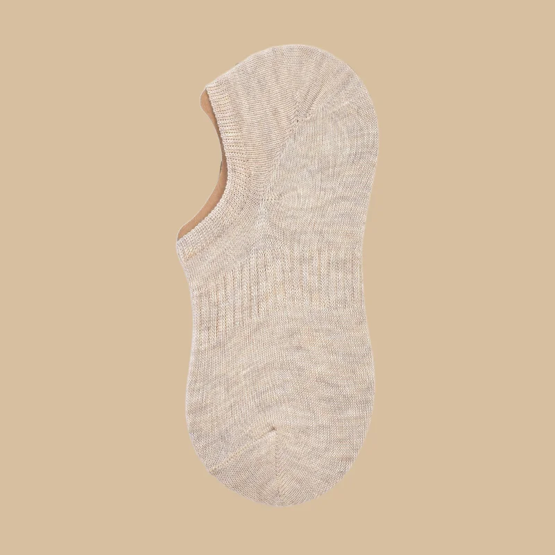 Chaussettes Bateau Décontractées en Coton pour Femme, Antidérapantes avec Maille Rouge, Coupe Basse, Rétro, Document, Schégypti, Bouche Légère, Invisibles, 5/10 Paires