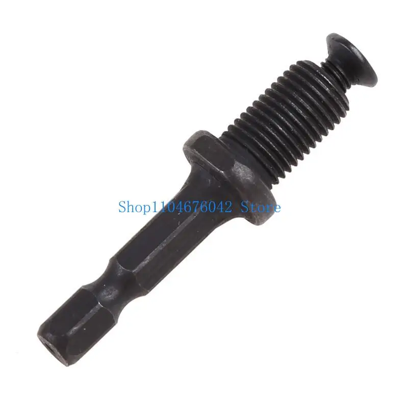 652F Woodworking Twist Drill Bit Adapter Rod Chuck Size Thread 3/8