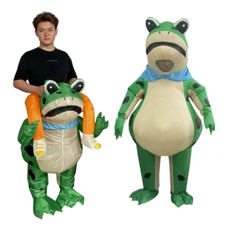 

Милый и креативный надувной костюм-маскот: Костюм-рекламный агент-лягушка/жаба для выступлений