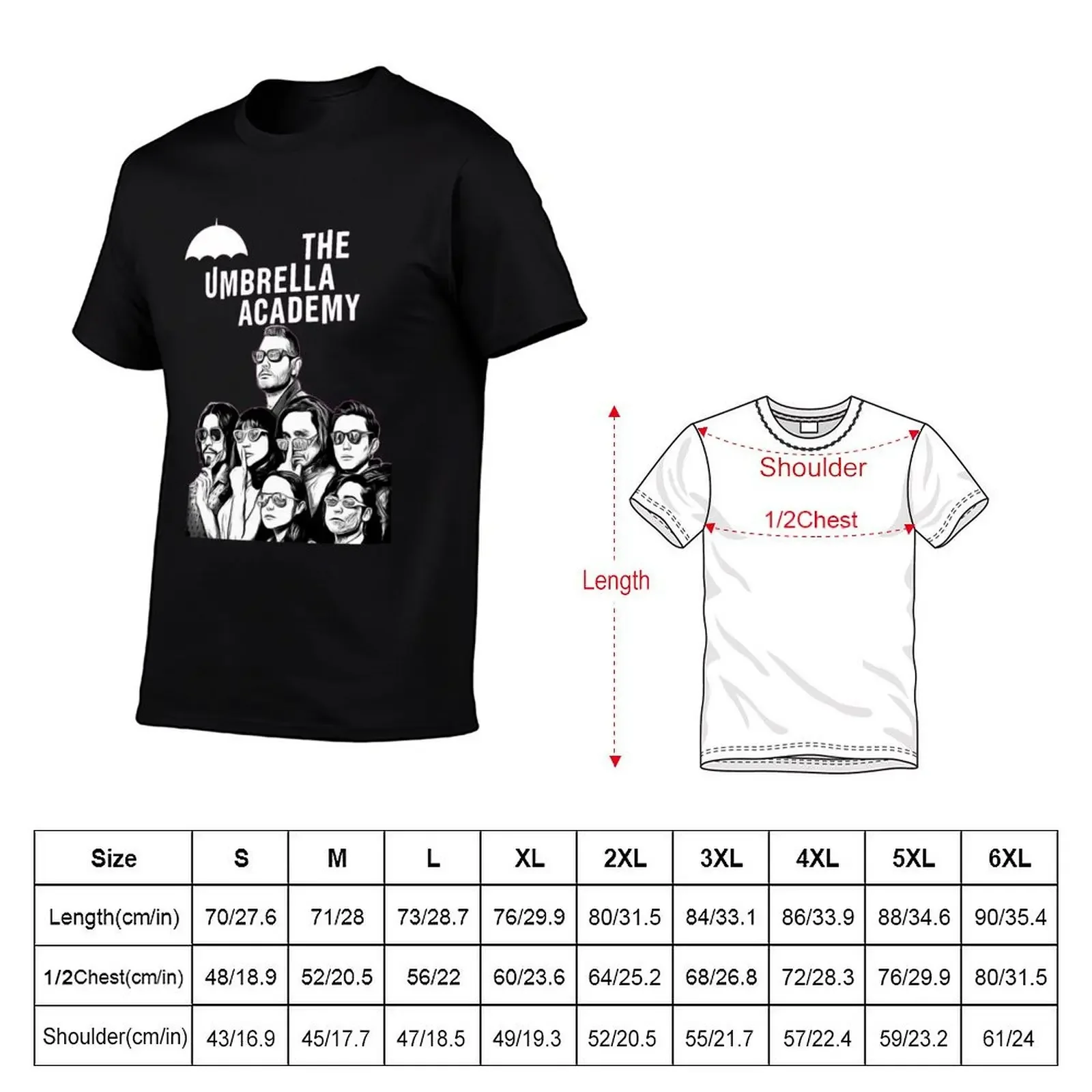 The umbrella academy T-Shirt cute clothes plus size clothes t shirt men