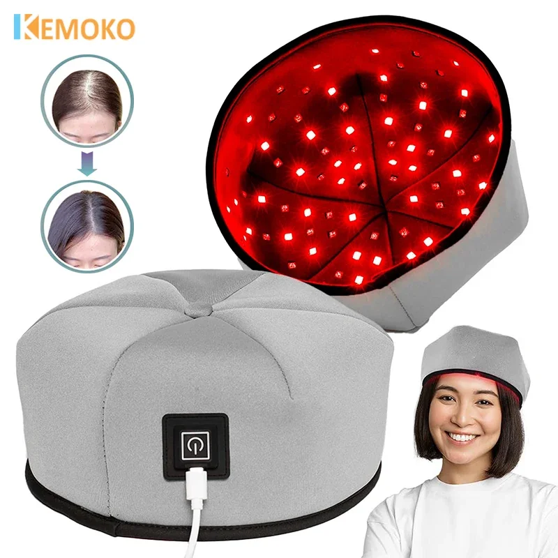 

Red Light Therapy Hair Growth Hat Helmet for Hair Regrowth Prevant Loss Head relaxation Relief scalp phototherapy Device care