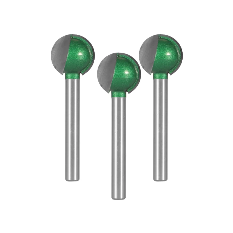 Imagem -05 - Shank Ball Nose End Mill para Carpintaria Fresadora Cnc Bits Router para Madeira Raio Core Carboneto de Tungstênio mm mm