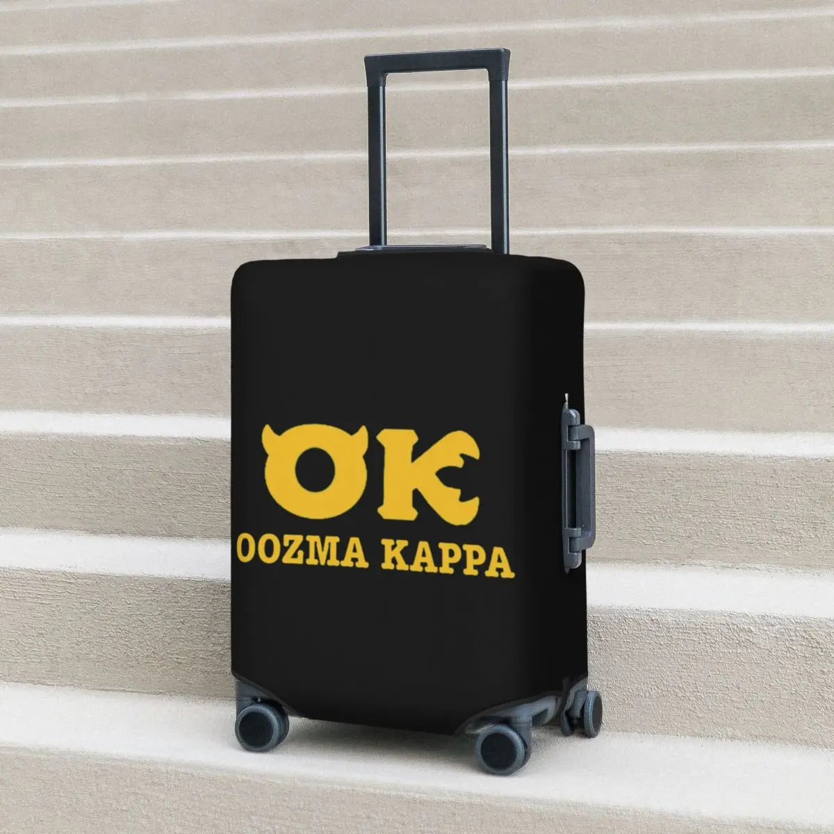 

Squishy Oozma Kappa OK Suitcase Cover Protection Elastic Travel Luggage Protector Covers for 18-32 Inch