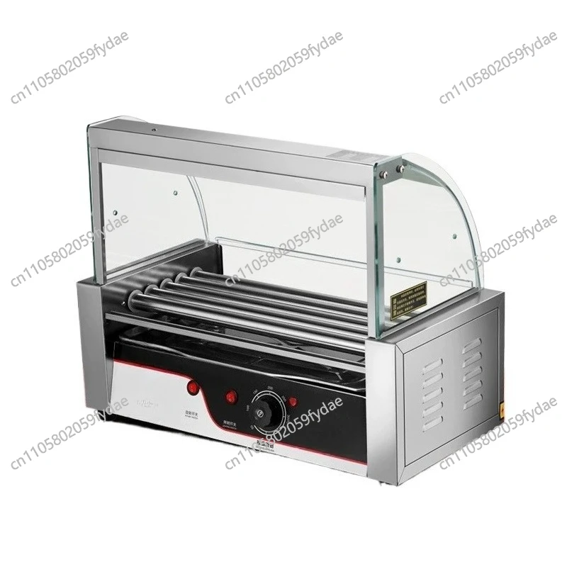 Compact Street Vendor Fully Automatic Temperature-Controlled Hot Dog Machine for Grilling Sausages and Ham Sausages