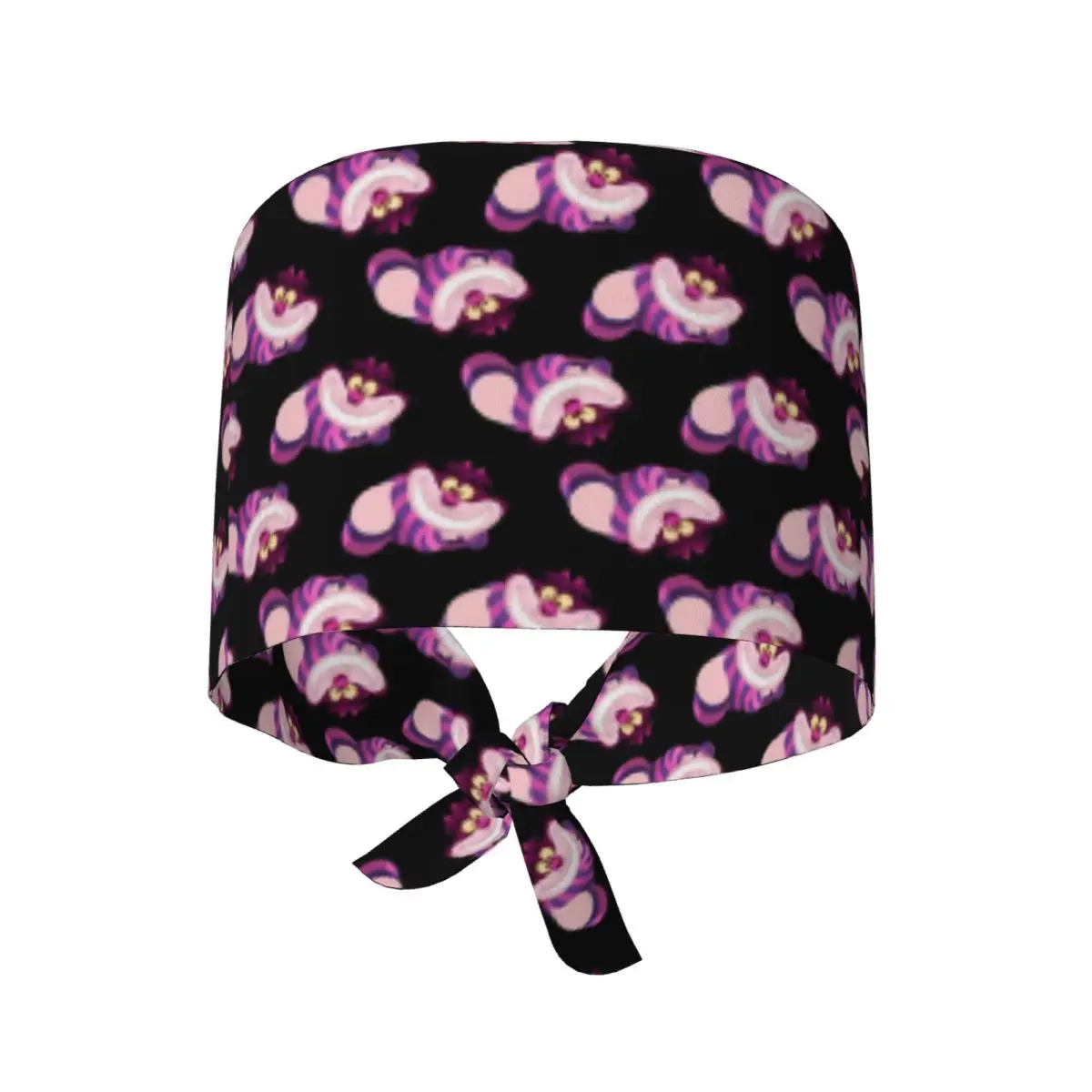 Scrub Caps Cheshire Cat Nursing Hats Unisex Fashion Medical Hat Soft Comfy Tie Back Working Cap