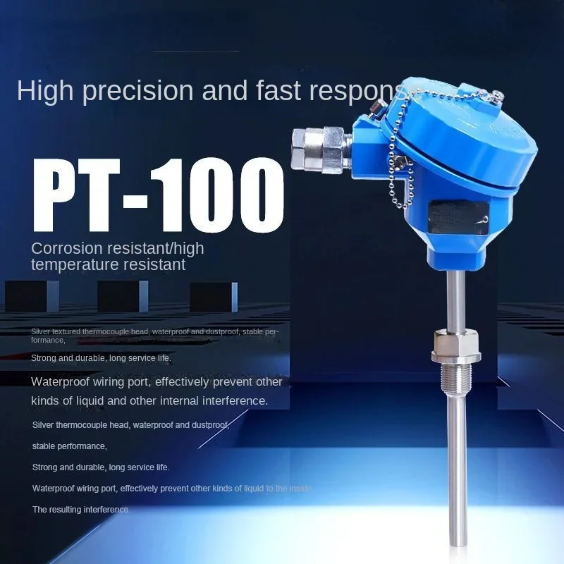 Explosion-proof RTD thermometer PT100 temperature sensor probe flameproof temperature transmitter 4-20mA output