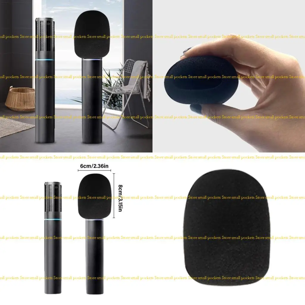 R1WD espesar micrófono espuma cubierta micrófono profesional estudio parabrisas protector