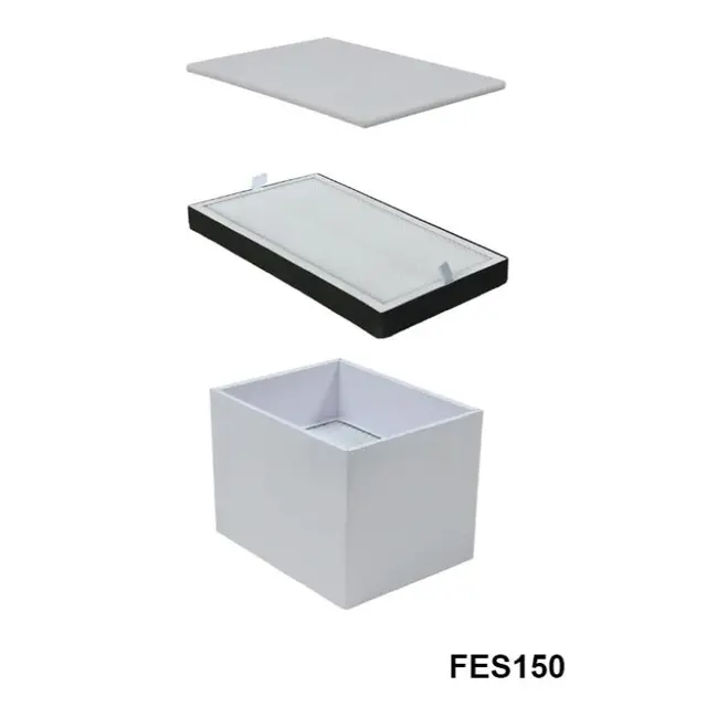KNOKOO Pełny zestaw filtrów 10 szt. Filtr wstępny + 1 szt. Filtr środkowy + 1 szt. Filtr główny do odsavače par FES150 o mocy 150 W