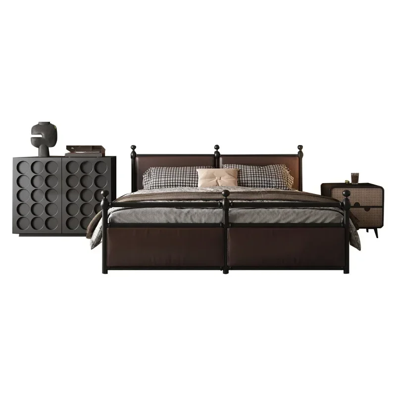 

Full set of furniture custom French antique double bed