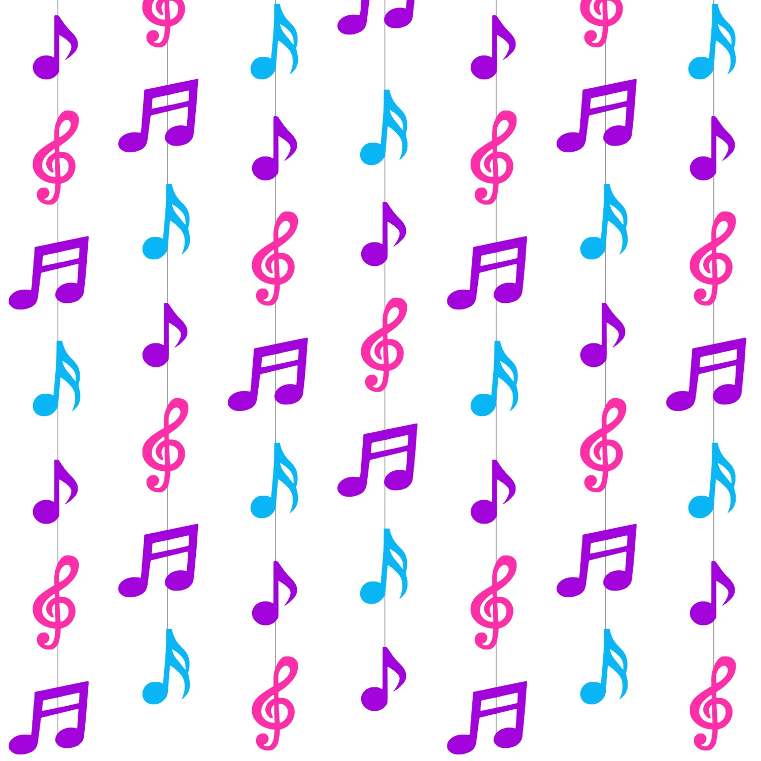 3M Lila K-Pop Musik Party Papierblumen Girlande Geburtstag Hochzeit Disco Stern Papiergirlande Geschlechtsoffenbarung Deckendekoration – Detail 9