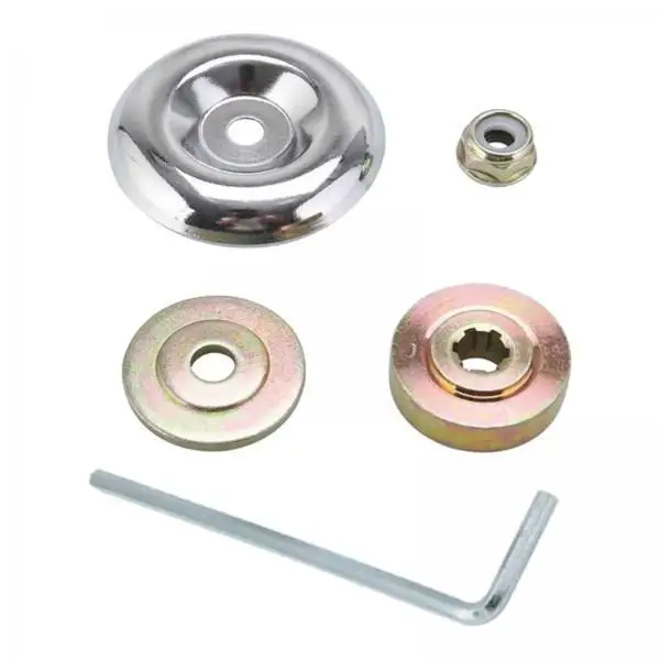 Heavy Duty Metal Brush Cutter Accessory Kit Lawn Mower Blade Adapter Set Universal Garden Cutter Parts for Repair and Upgrade