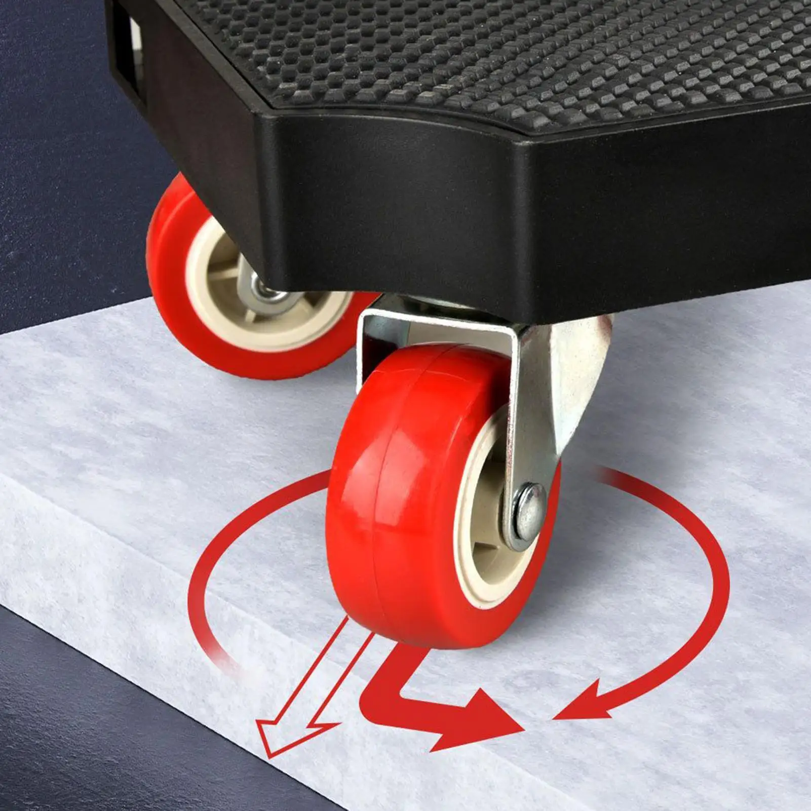 Planter Caddy Heavy-Duty Adjustable Diameter Small Flat Cart Plant Roller Moving Tool For Indoor Outdoor Home Patio Wardrobe