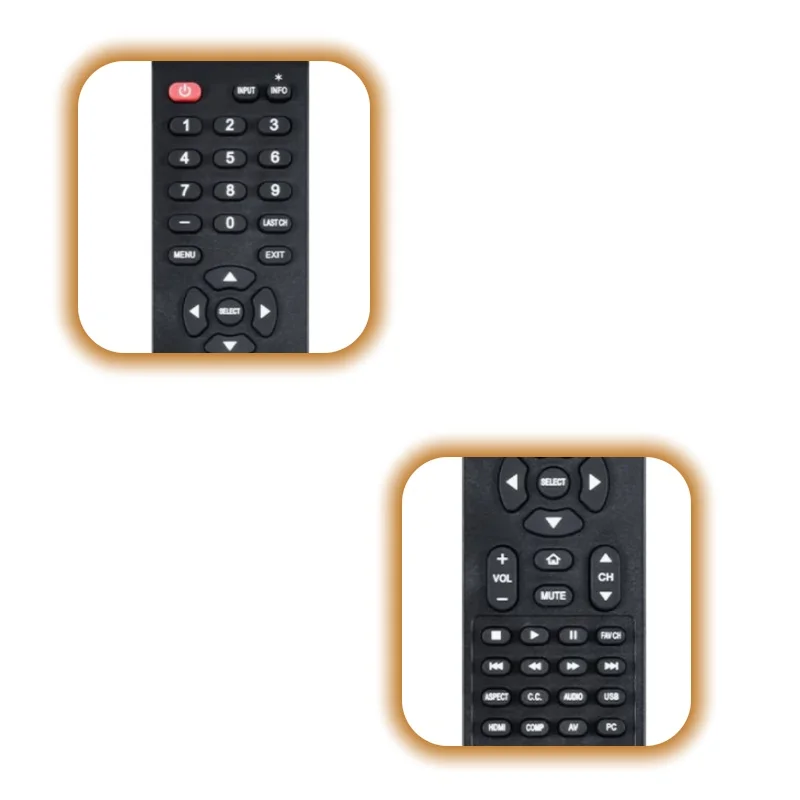 

JKT-62C Remote Control Replacement for Hitachi TV Models LE50H508 LE42H508 LE40S508 LE46H508 LE49S508 LE55H508