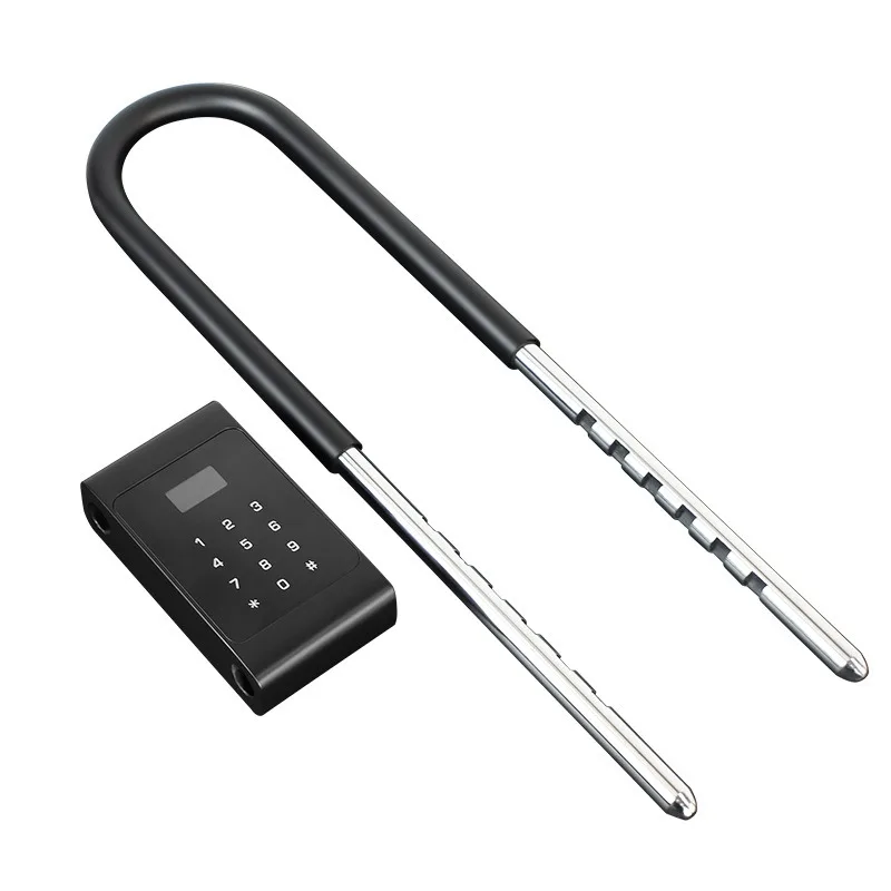 

100-U type electronic door lock glass door anti-theft padlock combination lock office shop intelligent electronic lock