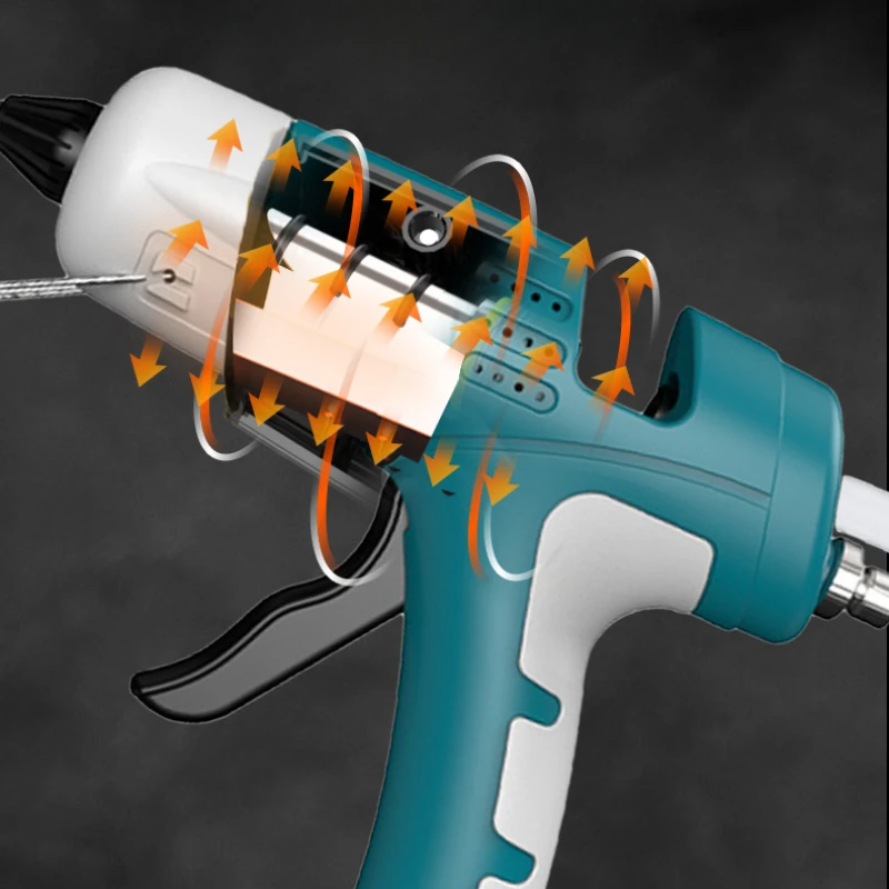 30W Hot Melt Glue Gun Digital Display Temperature Adjustment EU UK US AU Plug Portable Home DIY Electric Heat Temperature Gun