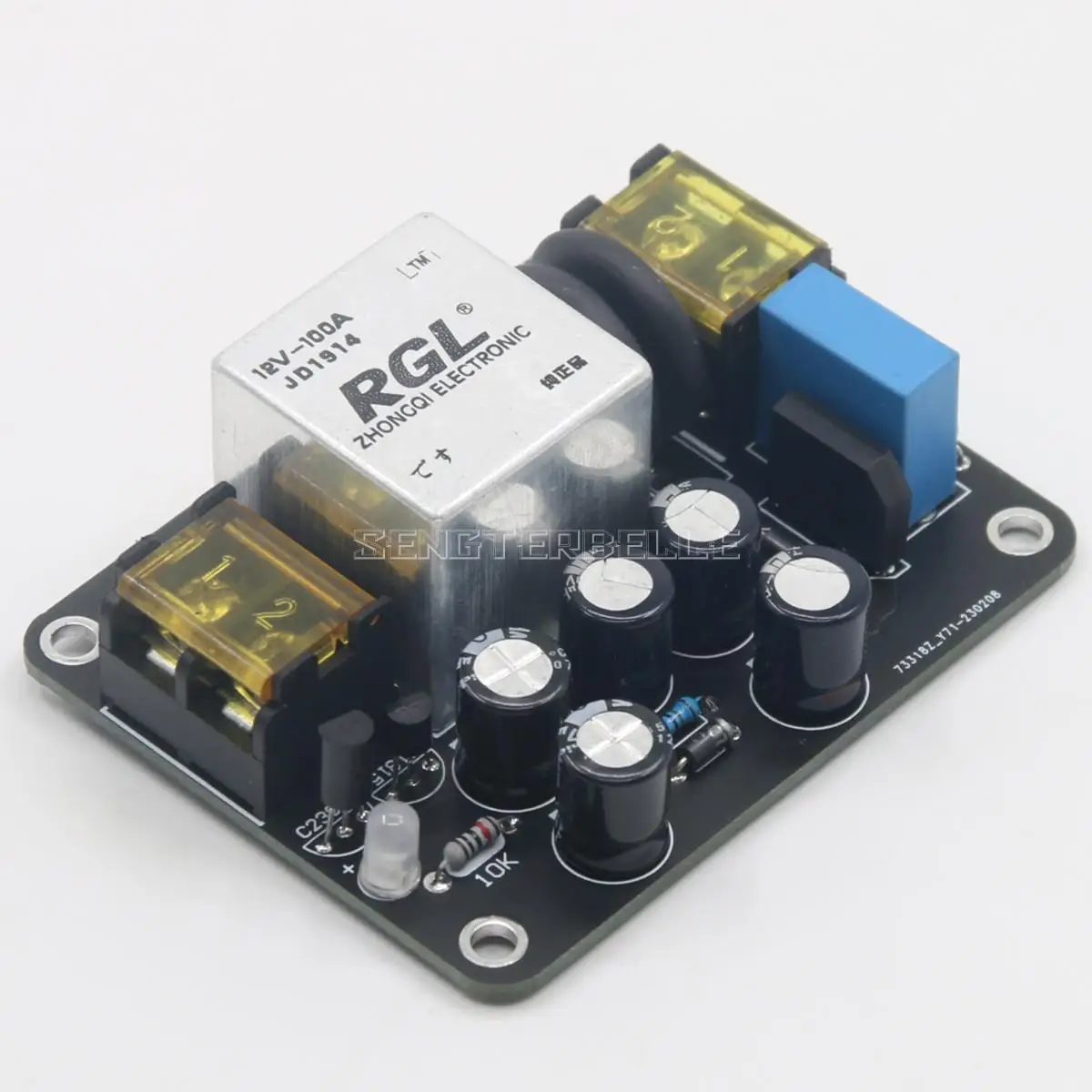 Nieuwe 100a Hoge Stroom Relaisvoeding Soft Start Board Voor Klasse A Versterker Audio Diy