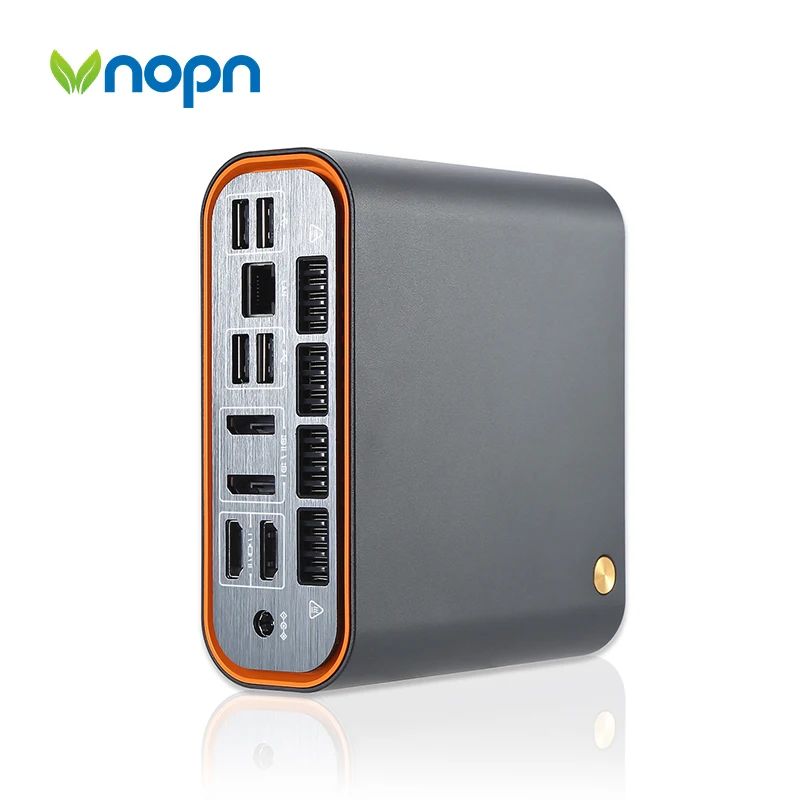 VNOPNミニPC Intel Core i5 12450H DDR5 2*DP 2*HD対応 4つのウルトラディスプレイ Win11 Linux Office デスクトップPC ミニコンピューター