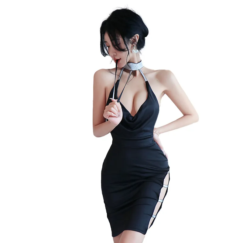 ผู้ใหญ่เซ็กซี่ชุดชั้นในเซ็กซี่สลิงโซ่เหล็กชุดนอนหญิงเร้าอารมณ์ชุดสิ่งล่อใจ WENDIYU Sex Shop