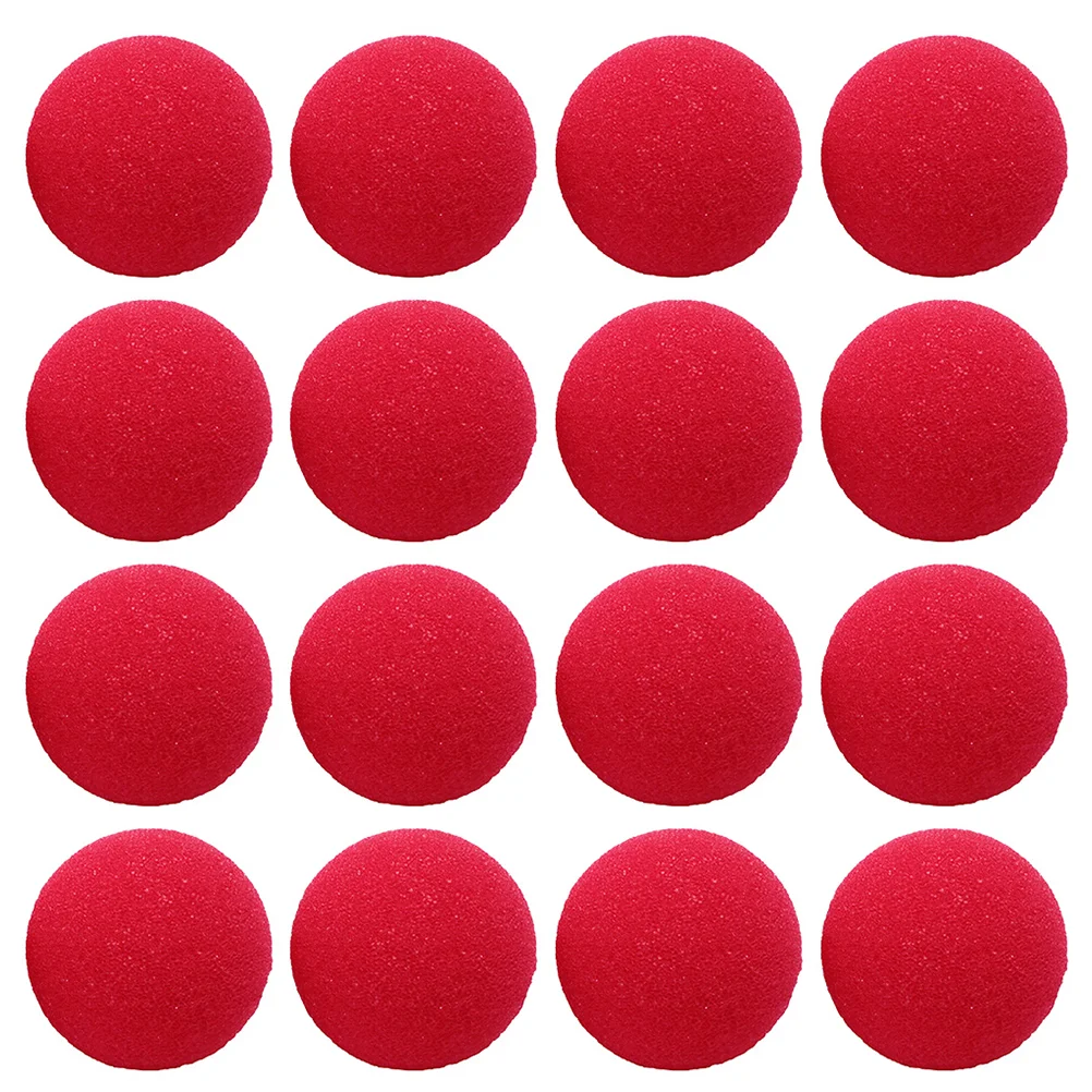 40 Pcs Clown Nose Ball Red for Masquerade Girl Most Size Fit DIY Sponge Cosplay Party Prop Decor Stage Performance Props