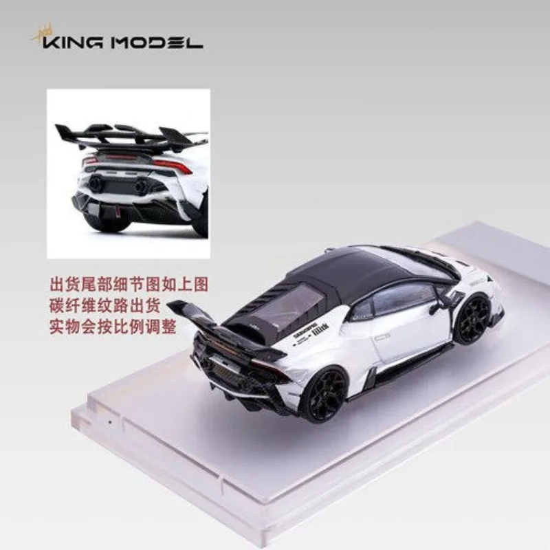 KING MODEL 1:64 Lamborghini Darwin PRO alloy car model FD3S simulation ornament, adult collectibles, holiday gifts, boys' toys.