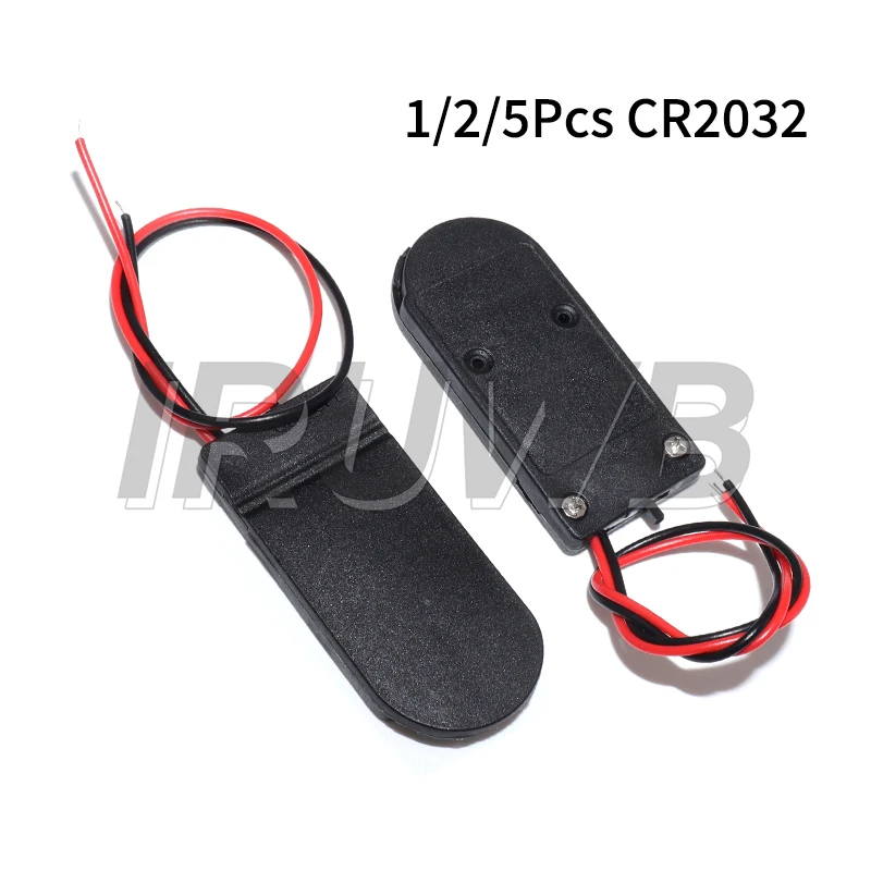 3V Battery Storage Box CR2032 Button Coin Cell Battery Socket Holder Case Cover With ON/OFF Switch