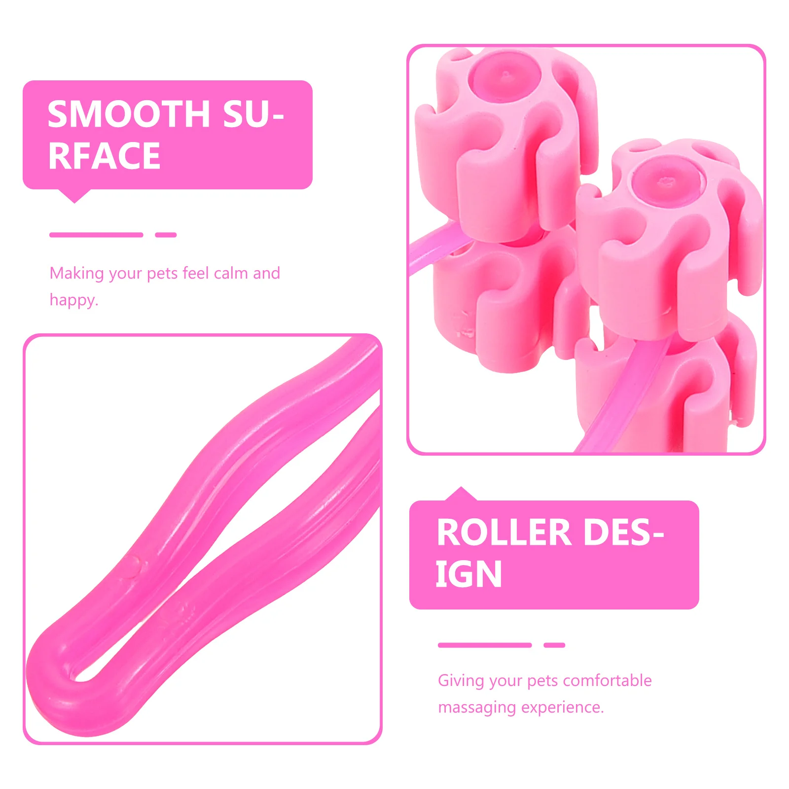 

Cat Massage Roller Face Massager Comb Bristle Tool for Puppy Dog Kitty Comfortable Relaxing Grooming Tool Cat Face Roller