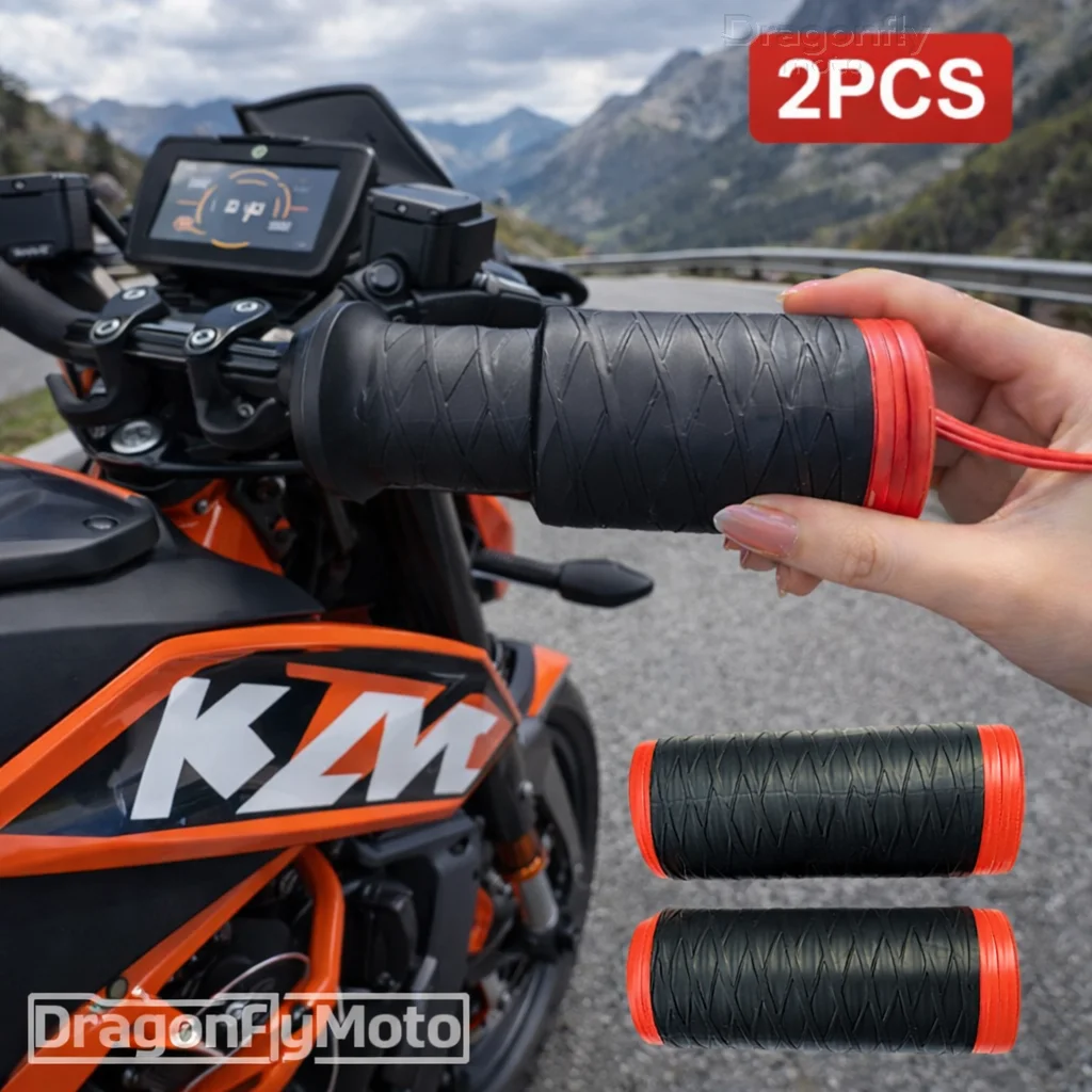 

Силиконовые чехлы на руль мотоцикла для KTM RC Duke 390 200 790 890 690 250 125 990 300 Adventure 1290 1050 1090, самосжимающиеся
