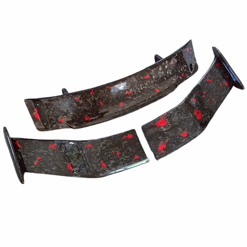 

Высококачественный красный кованый задний спойлер из углеродного волокна в стиле D для B 4 серии G26, комплект кузова, передний бампер, задний бампер, брызговик