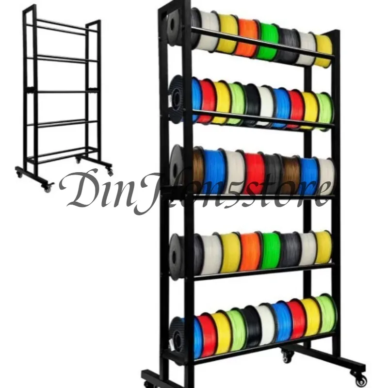 3D printing consumables holder Filament storage rack Heavy duty metal support material for rolling filament reels