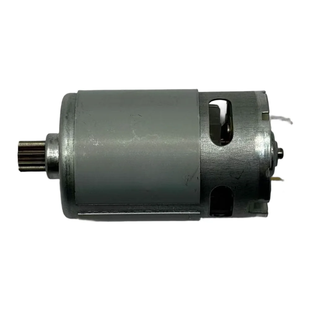 RS550 21V Motor For Electric 10 Teeth Long Lasting Performance Silver Compact Size For Cordless Saw Replacement Part