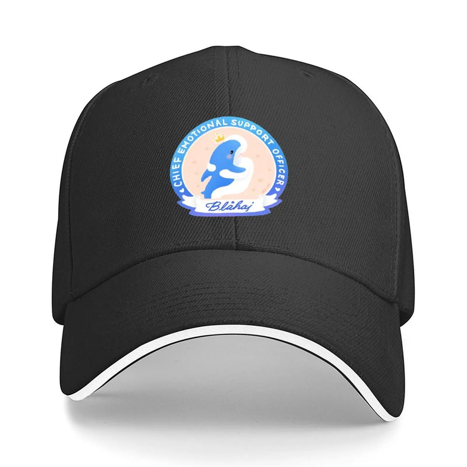 

Blahaj: Chief Emotional Support Officer Badge Baseball Cap Big Size Hat Thermal Visor Hat men Fashion Beach For Women 2025 Men's