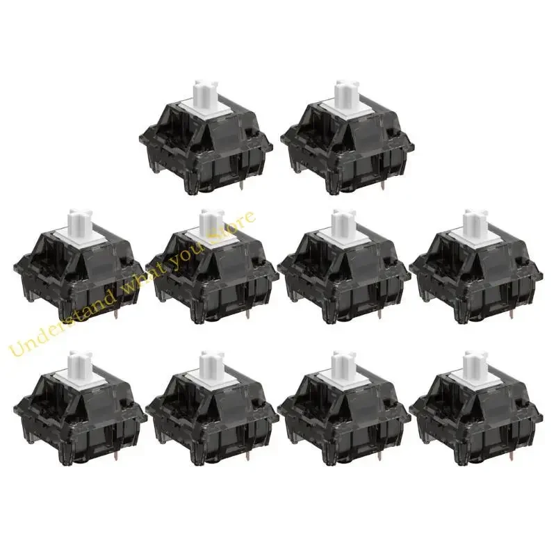 

J60A Линейные переключатели 80G SIGCLE POM STEM 3PINS для механических клавиатур 10 шт.