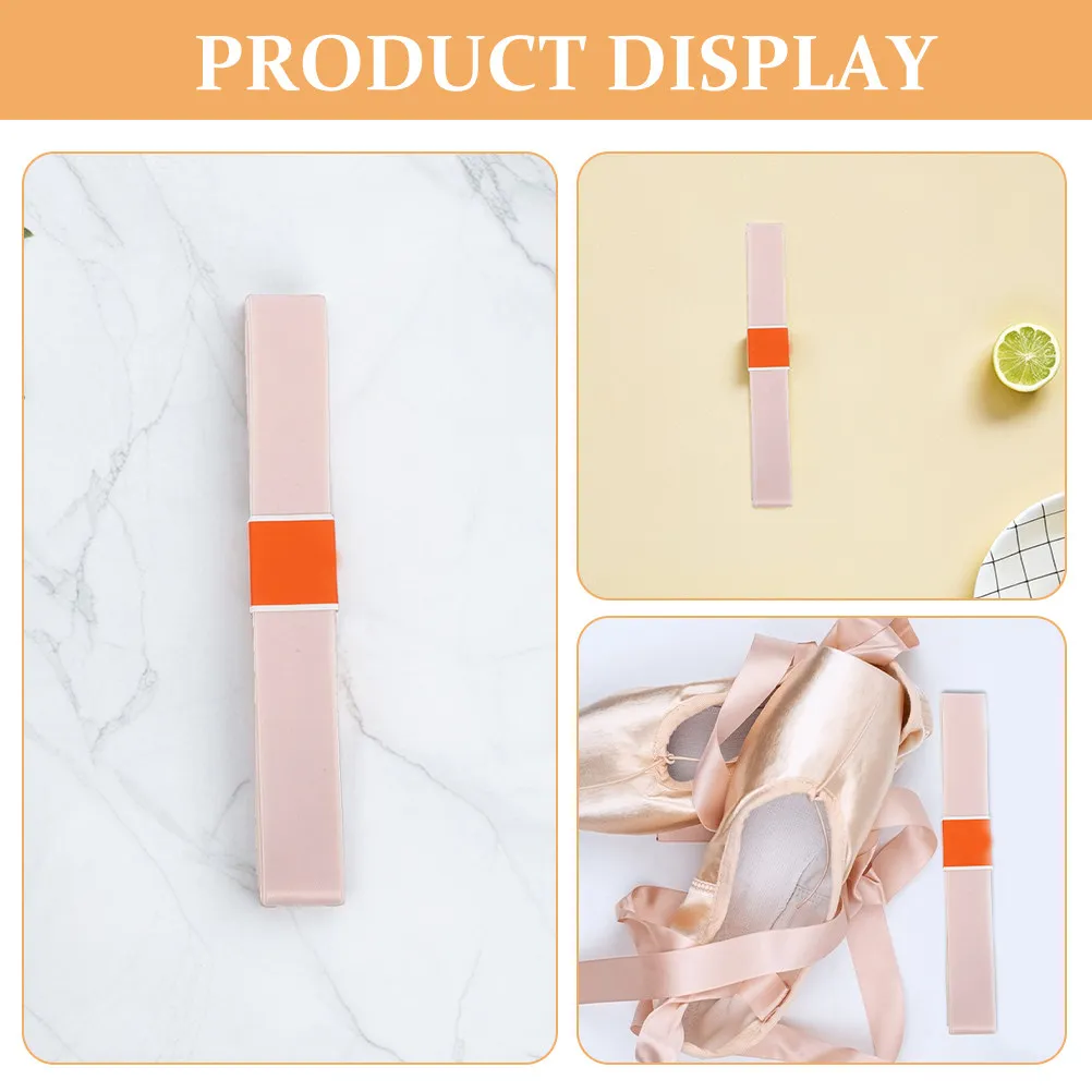 Pink Satin Ballet Pointe Shoe Ribbon Soft Smooth Comfortable Ribbon for Ballet Modern Contemporary Dance Women