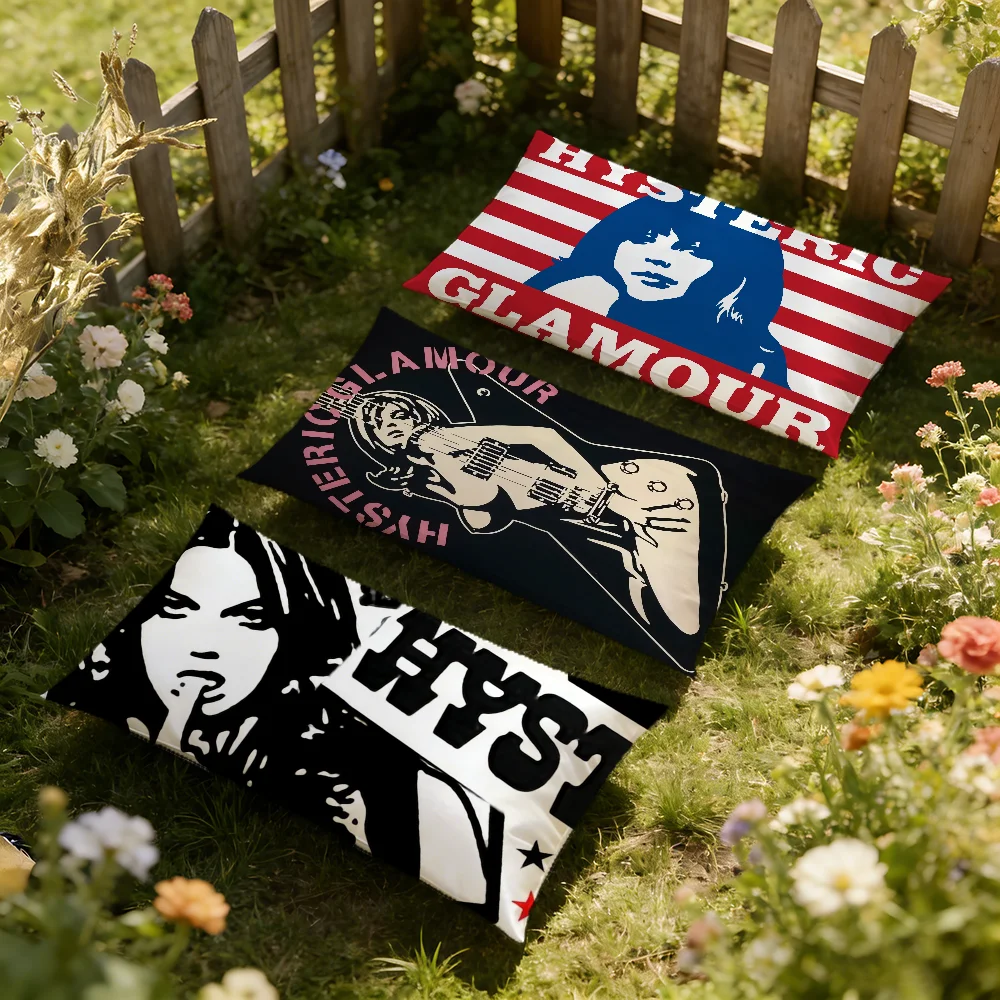 H-hysteric band Glamour cushion cover Rectangle Pillow Cover Home Sofa living Room Dorm bedside hogar Pillowcase party gift