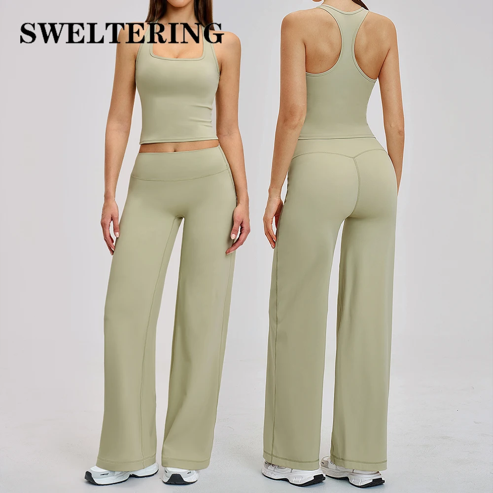 

Комплект для йоги из 2 предметов: спортивный костюм для тренировок, леггинсы с высокой талией, спортивный бюстгальтер, спортивная одежда для фитнеса, женский комплект для йоги