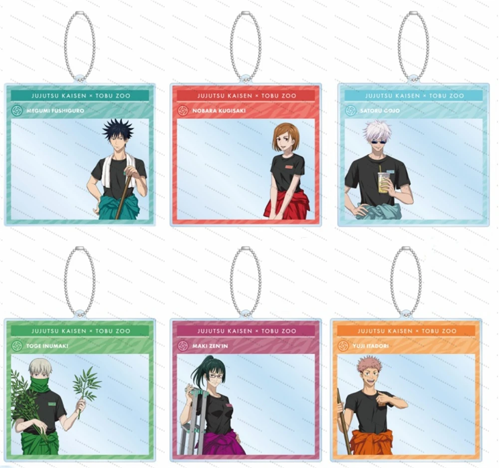 

Anime Jujutsu Kaisen Acrylic keychain as a gift for friends, a desktop decoration Cute Birthday present Collecting accessories