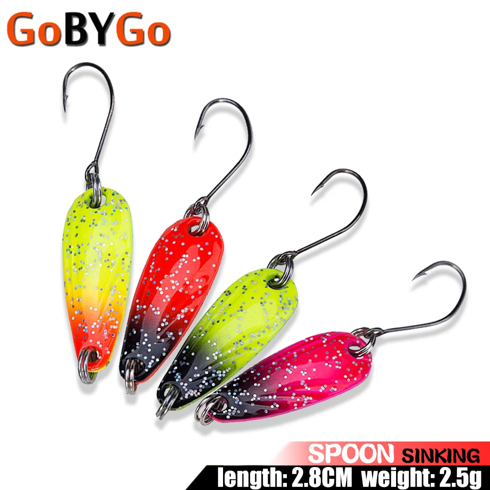 1PCS Mini 3.5g Spoon Fishing Lure 30mm Metal Jigging Lure Baits Hard Fishing Tackle Crankbait Jig Swimbait Pesca