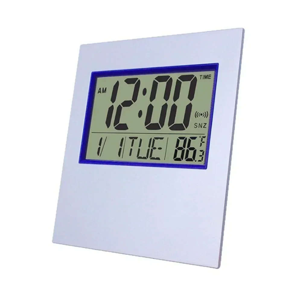 Multi-functional LED Calendar Clock Large Screen Calendar Table Clock With Time Date Temperature Monitoring Home Desk Decoration