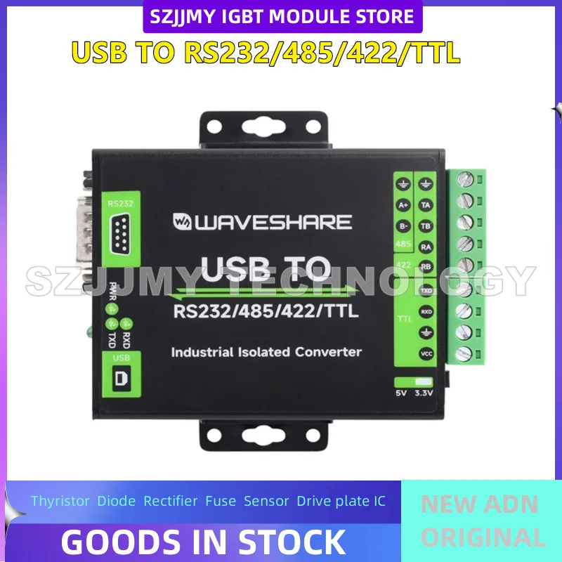serial port module industrial grade digital isolation   FT232RNL USB to RS232/485/422/TTL