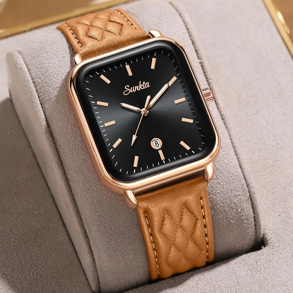

SUNKTA 2026 Watch for Women Elegant Fashion Casual Clock Luminous Vintage Watches Calendar Quatz Business Relogio Feminino+BOX