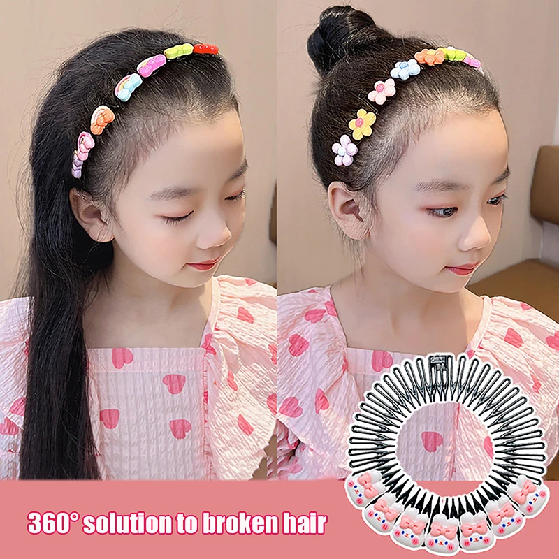 Broken Bangs Hair Artifact Invisible Hairpin Back Head Headband Seamless Hair Comb Insert Lazy Styling Tool Cute Sweet Headdress